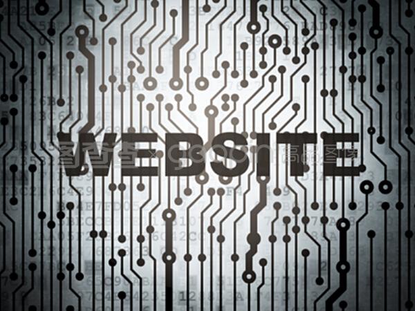 網頁開發(fā)概念電路板及網頁